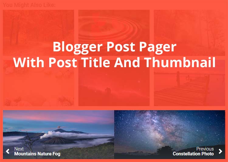 Blogger Post Pager With Post Title And Thumbnail Support HTTPS