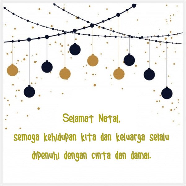 Kata Kata Ucapan Selamat Natal + Gambar Ucapan Keren