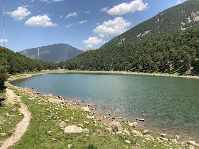 Mountain lake in Andorra.