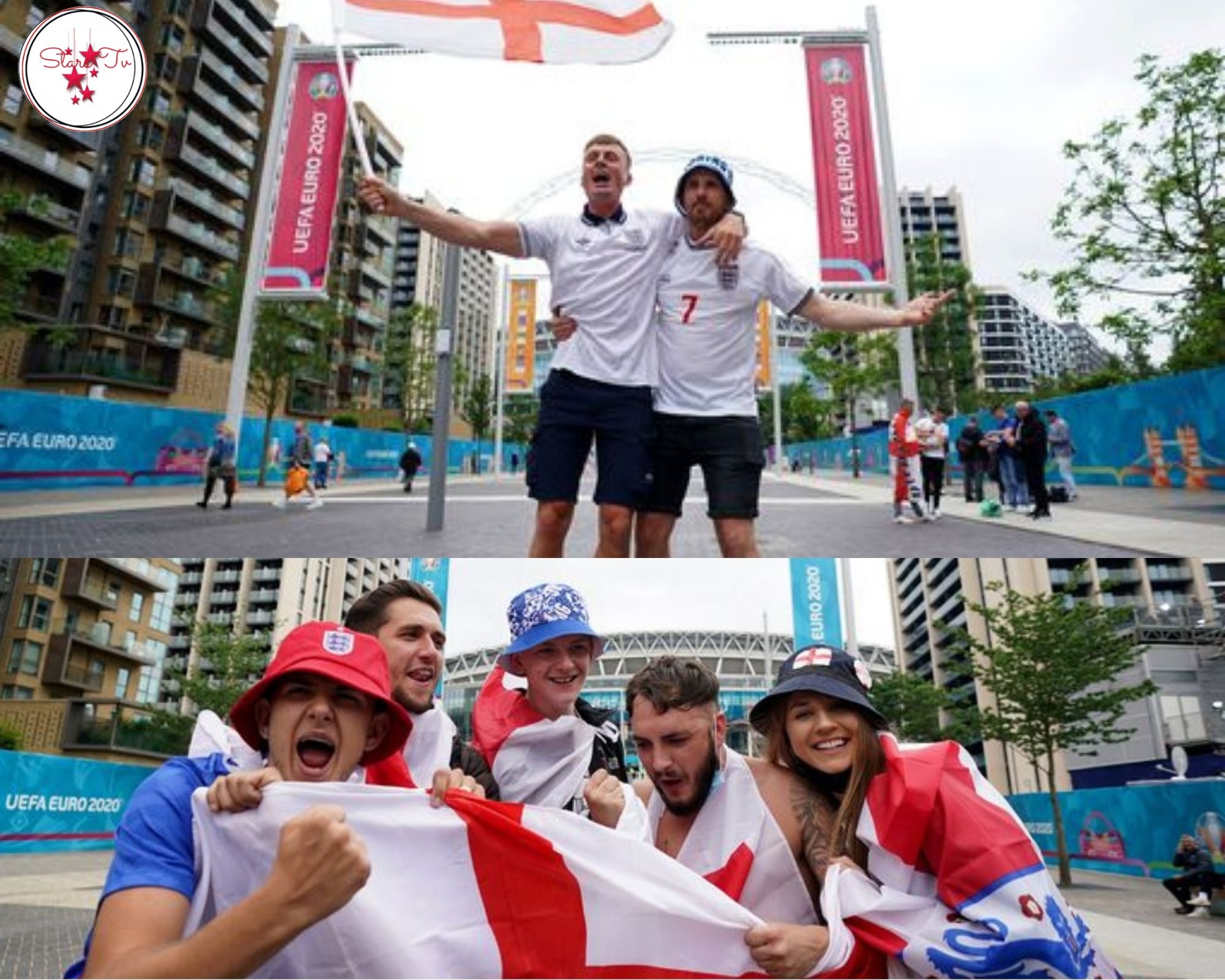 Fans Are Beginning To Gather Ahead Of England Vs Germany