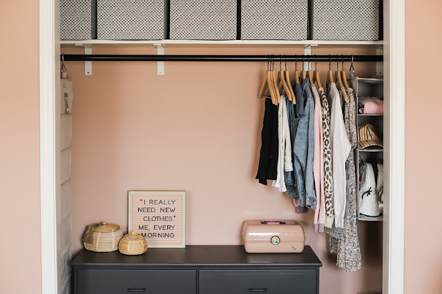 A Quick and Easy Closet Makeover