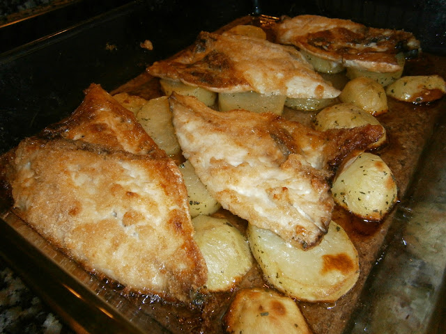 Dorada al horno con Alioli