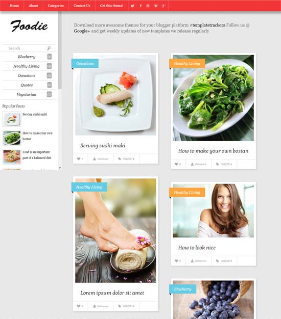Download Free Blogger Template