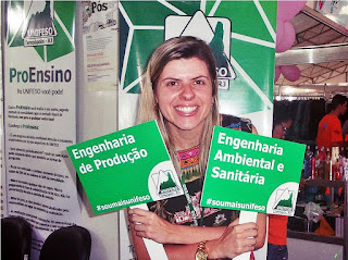 Professora Vivian Telles Paim, coordenadora dos cursos de Engenharia Ambiental e Sanitária e Engenharia de Produção do UNIFESO