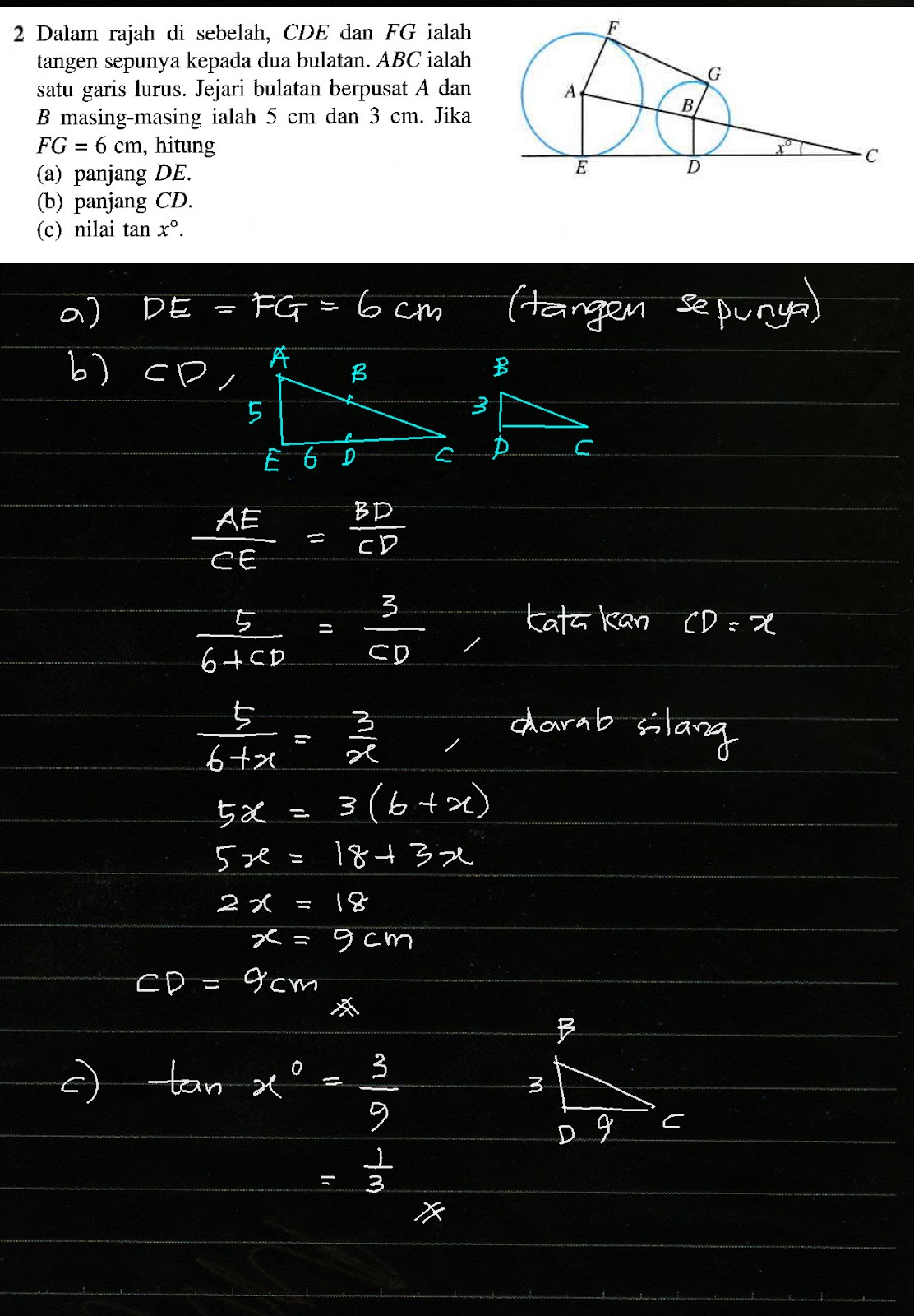Cikgu Azman - Bukit Jalil: F4 Math Bab 8 Bulatan Ptaktis 8.3d