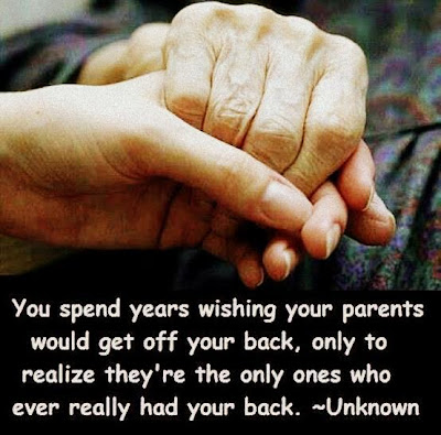 You spend years wishing your parents