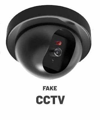 Fake CCTV Security Camera with Flashing Red LED
