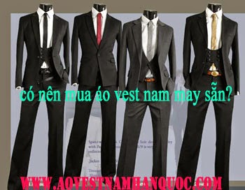 áo vest nam may sẵn