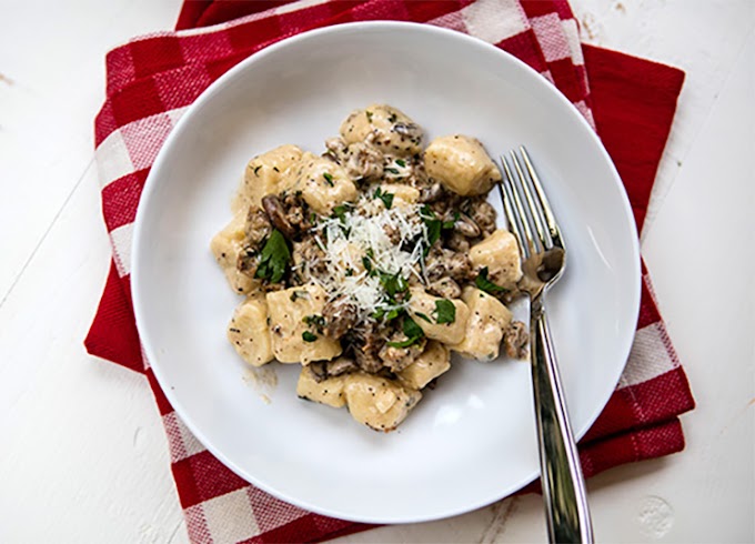 One Pot Creamy Sausage Gnocchi #dinnerrecipe #food #amazingrecipe #easyrecipe 