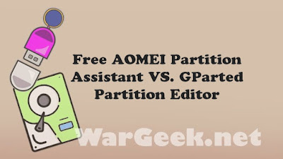 Free AOMEI Partition Assistant VS. GParted Partition Editor