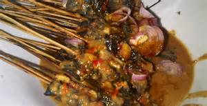 sate bekicot masakan khas tuban