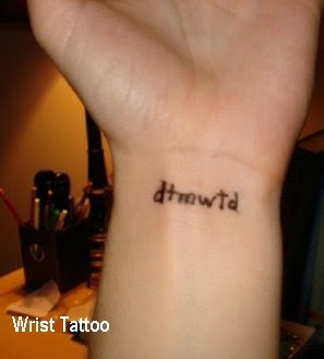 Tattoos on wrist