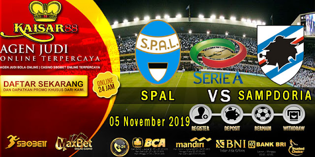 Prediksi Bola Terpercaya Liga Italia SPAL vs Sampdoria 5 November 2019