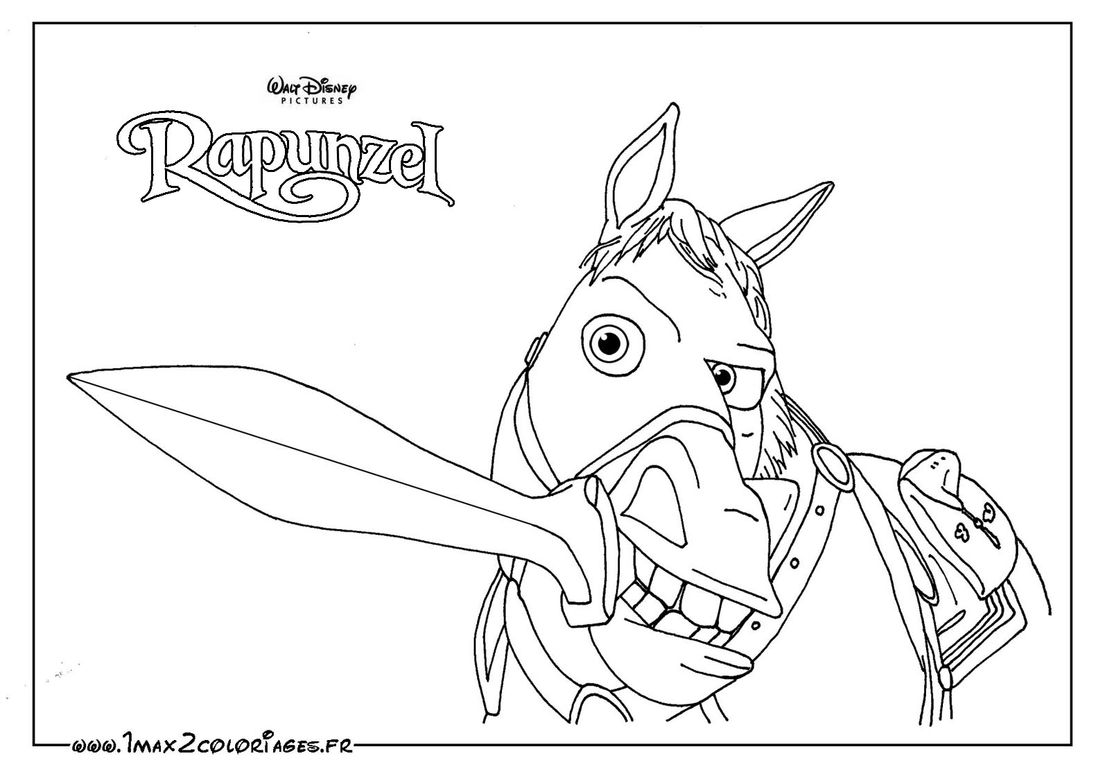 cheval coloriage imprimer