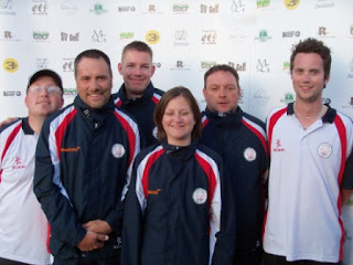 Great Britain 2 (from l-r Björn Dinau, Tony Kelly, Richard Gottfried, Emily Gottfried, Scott Lancley, Eirik Seljelid)