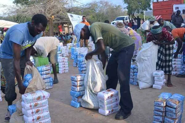 Name of Kilifi MCA who opened wholesale from stolen relief food, Photos and Videos