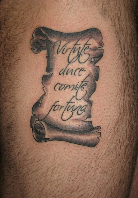 lettering tattoo