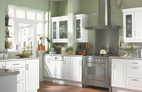 Kitchen Design Colours on White Kitchen Design Ideas White County Style Kitchen From A Selection