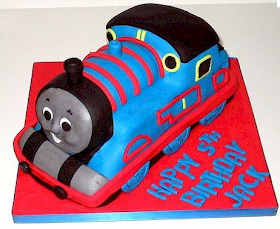 Thomas the train birthday cake