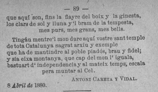 A la Santíssima Verge de la Montserrat - Calendari Català - Antoni Careta Vidal