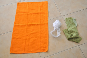 upgrading kitchen towel tutorial