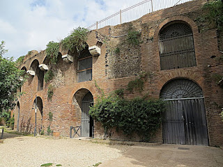 A section of the rediscovered Domus Aurea, the complex Nero built after the Great Fire of 64 AD