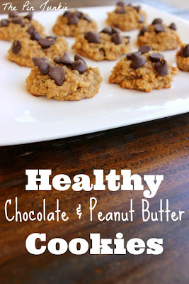 Healthy Chocolate Peanut Butter Cookies