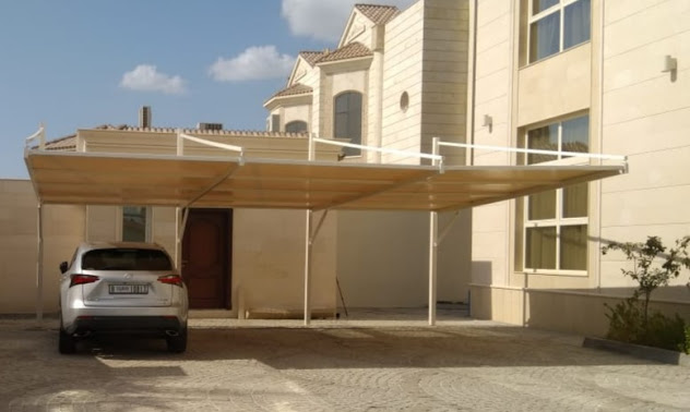 type of car parking shade