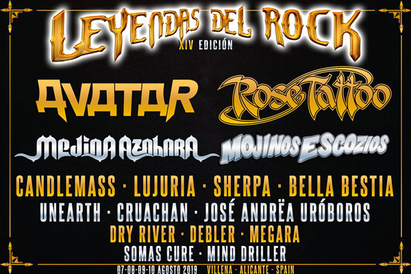 Leyendas del Rock 2019 Somas Cure