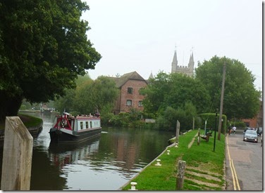 approaching west mills swing bridge