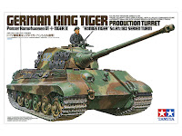 Tamiya 1/35 GERMAN KING TIGER PRODUCTION TURRET (35164) English Color Guide & Paint Conversion Chart　