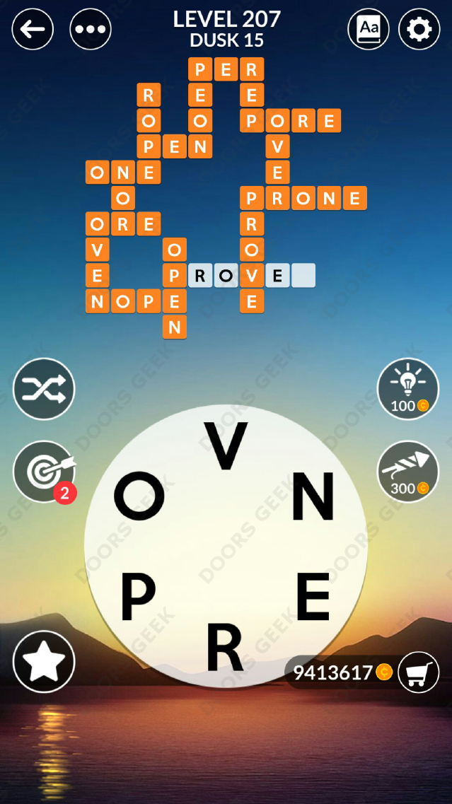 Wordscapes Level 7 Answers Doors Geek