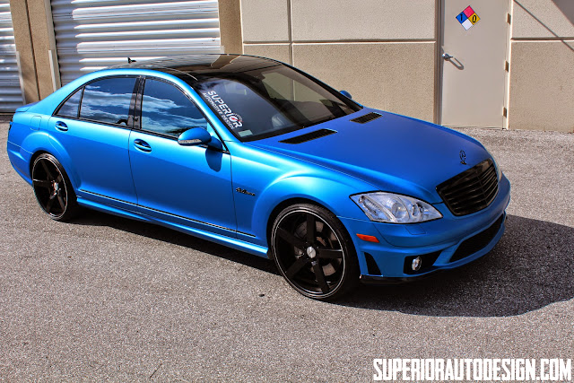 mercedes blue matte