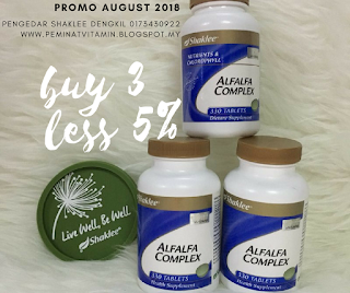 Promosi Alfalfa Complex Ogos 2018