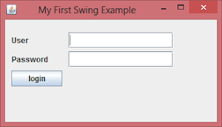 example of java swing