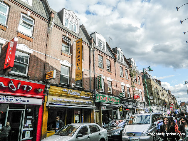 Mercado de Brick Lane em Londres