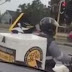 SOUTH AFRICA - SHOCKING VIDEO SHOWS RACIST ATTACK AS DELIVERY MAN ON MOTORCYCLE KNOCKED DOWN BY BAKKIE