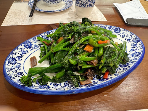 Jinfan Chaozhou Cuisine 金凡潮汕菜 [Hong Kong, CHINA] - New authentic chiu chow restaurant Tsim Sha Tsui - Stir-fried kale with dried flounder (方魚炒芥蘭)