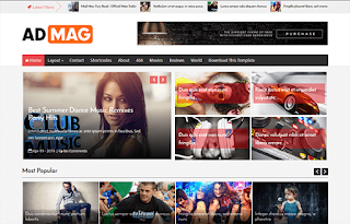 Ad Mag Blogger Template