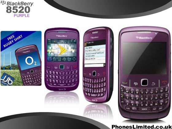 BlackBerry Curve 8520 Purple
