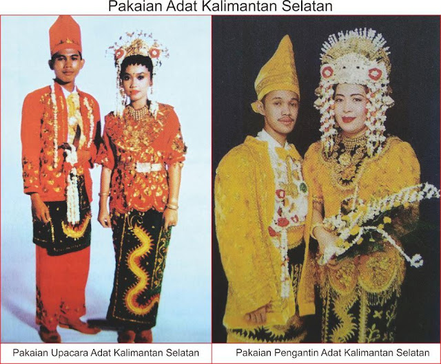  Pakaian  Adat  Kalimantan Selatan Lengkap Gambar  dan 