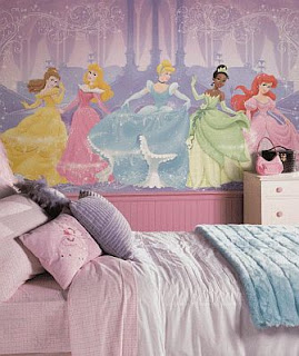 Decoración de Dormitorios para Niñas con las Princesas de Disney