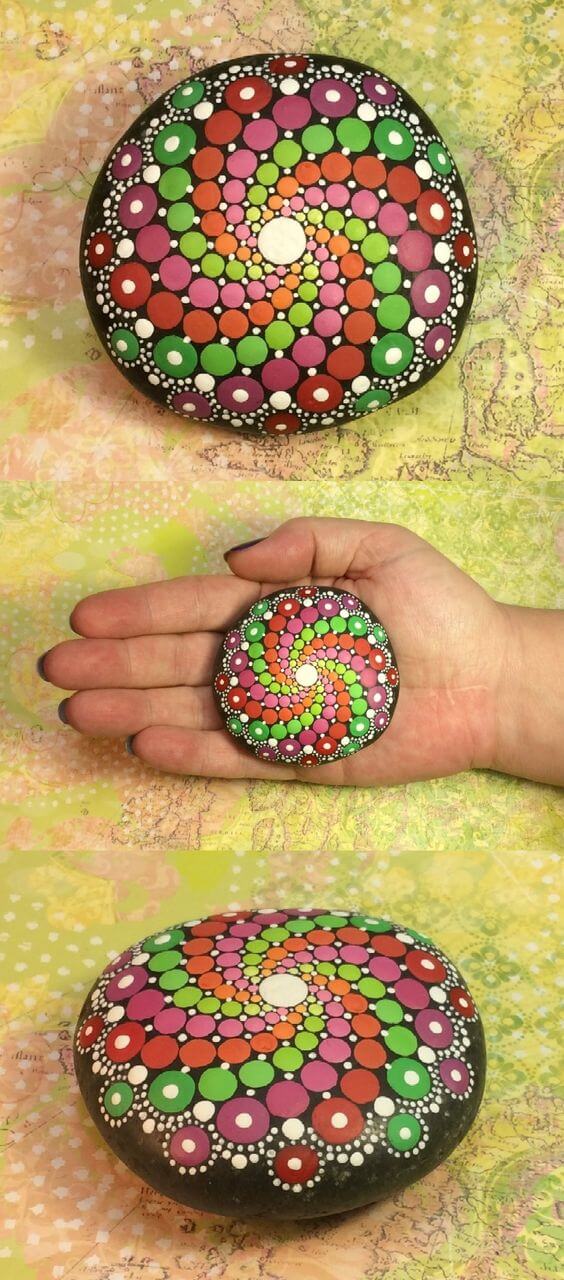 Mandala Stone Arts Etsy