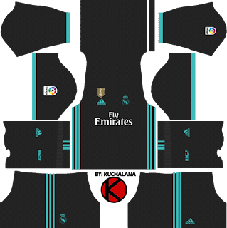 Real Madrid away Kits 2017/2018 - Dream League Soccer