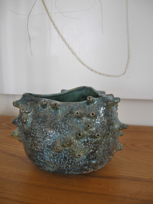 ceramic pot, Anita Singh, barnacle 