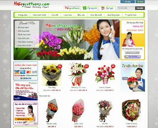 Thiết kế web hoa tươi