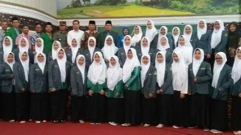 Foto: PW IPPNU Provinsi Sumatera Barat dan Seminar Harlah IPPNU ke-65, Sabtu,  7 Maret 2020.