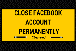 Close Facebook account Permanently