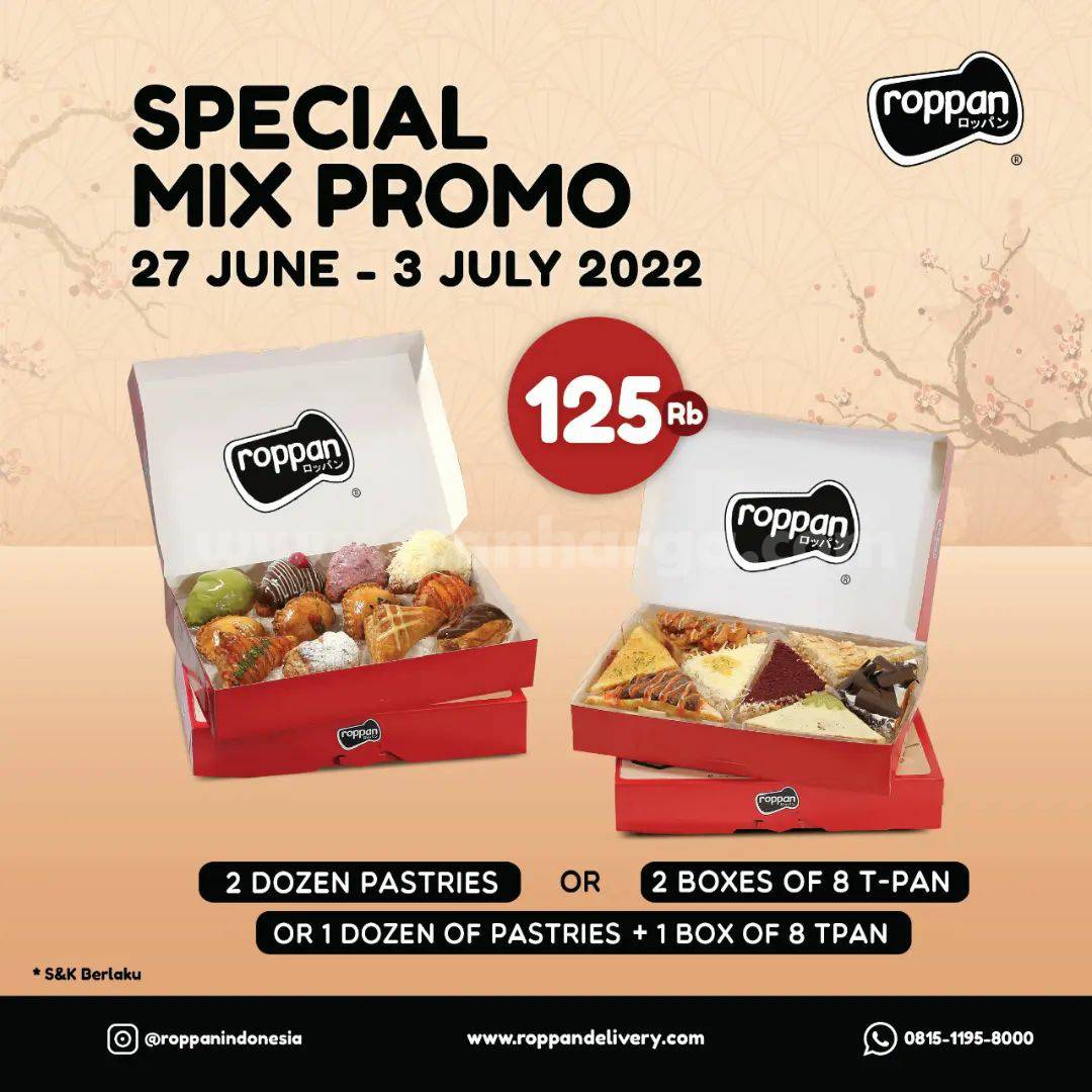 ROPPAN Promo Special Mix – Harga Cuma Rp 125.000