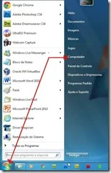 Imagem menu Iniciar windows 7